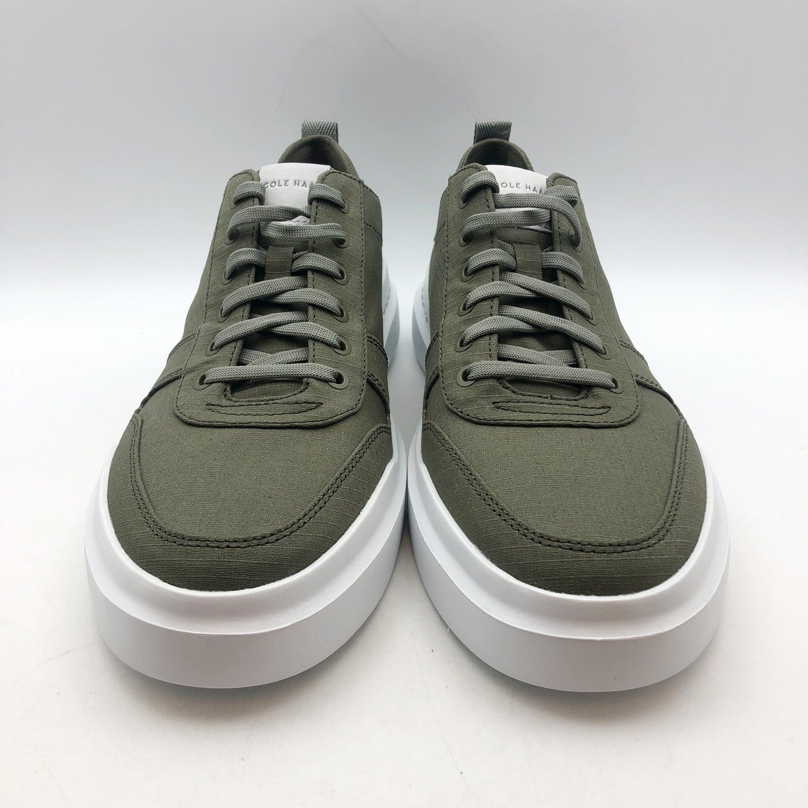Cole Haan Mens GrandPro Rally Court Sneakers Size 11 M Green Olive Canvas NIB