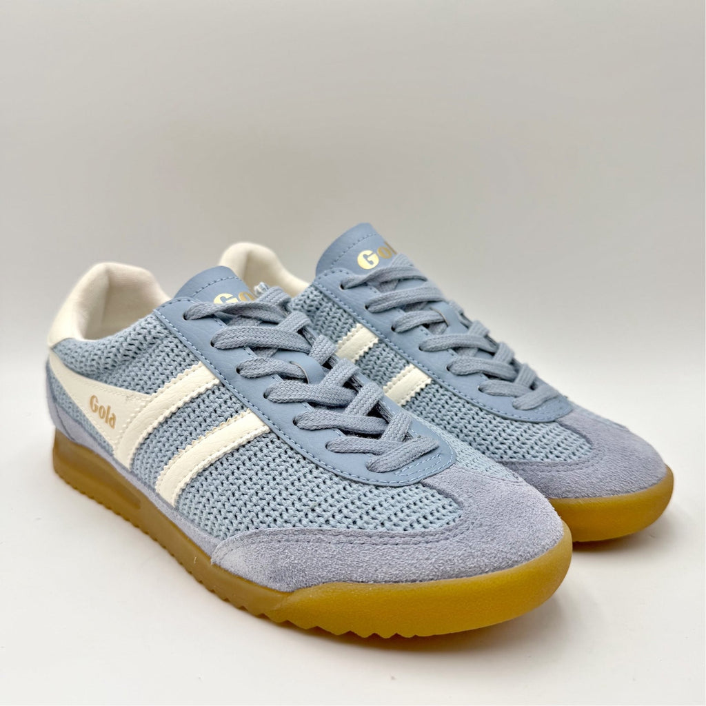 Gola Womens Tornado Zephyr Sneakers Size 7 EU 38 Blue Off White Leather NIB