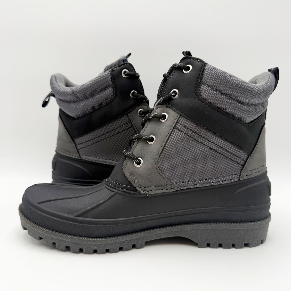 SPERRY Kids Storm Hopper Winter Boots Size 5 EU 37 Grey Black NWOB