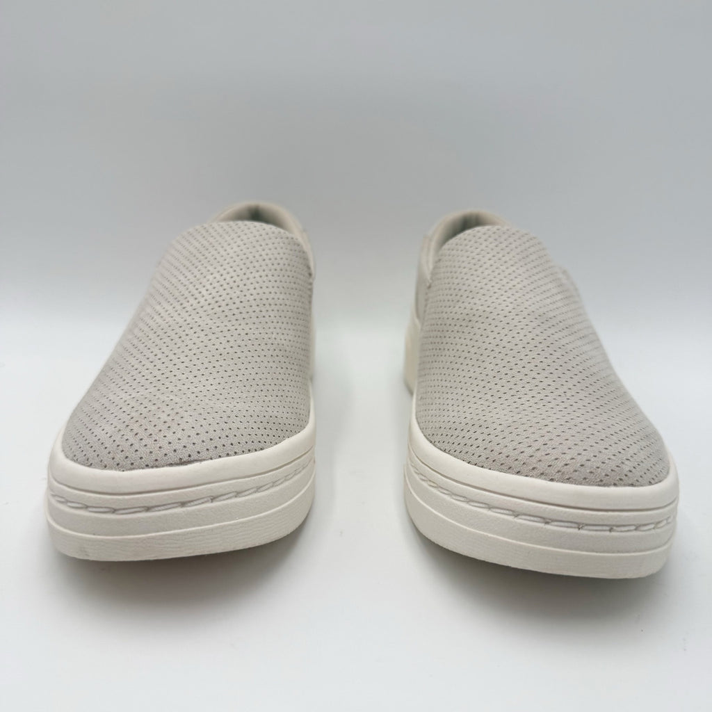 Dr. Scholls Womens Madison Next Casual Sneakers Size 7.5 Gray White Slip On NIB