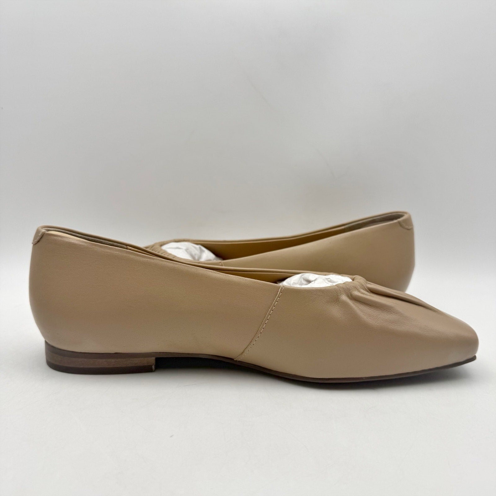 Seychelles Womens Little Things Flats Size 7.5 EU 38 Beige Tan Leather NWOB