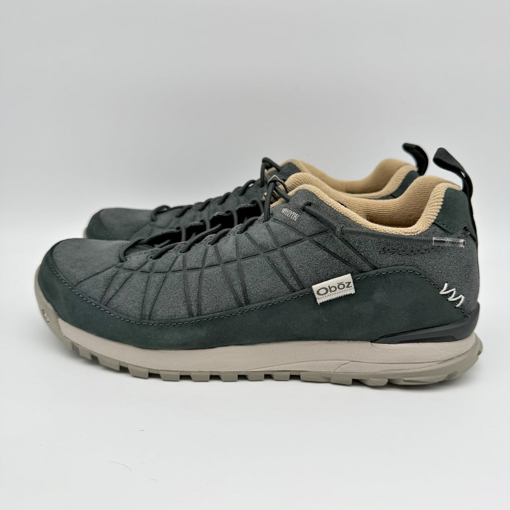 Oboz Womens Jeannette Low Top Sneakers US 8.5 EU 39.5 Black Athletic NWOB