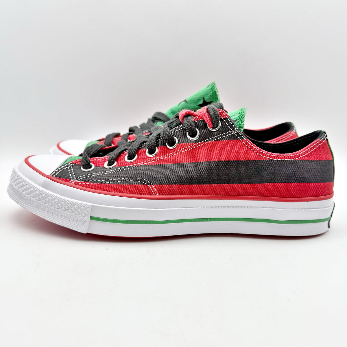 Converse Mens Chuck Taylor All Star 70 Ox Denim Tears Sneakers 9 Red Canvas NWOB