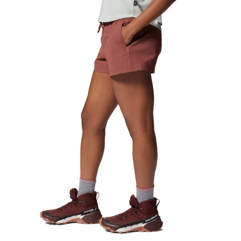 MOUNTAIN HARDWEAR Women's Basswood Pull-on Shorts Medium Red Clay Earth NWT