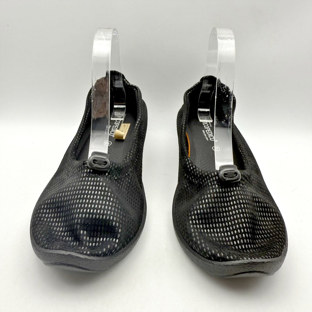 Arcopedico Womens L14 Slip On Flats EU 36 US 5.5-6 Black Water Resistant NWOB