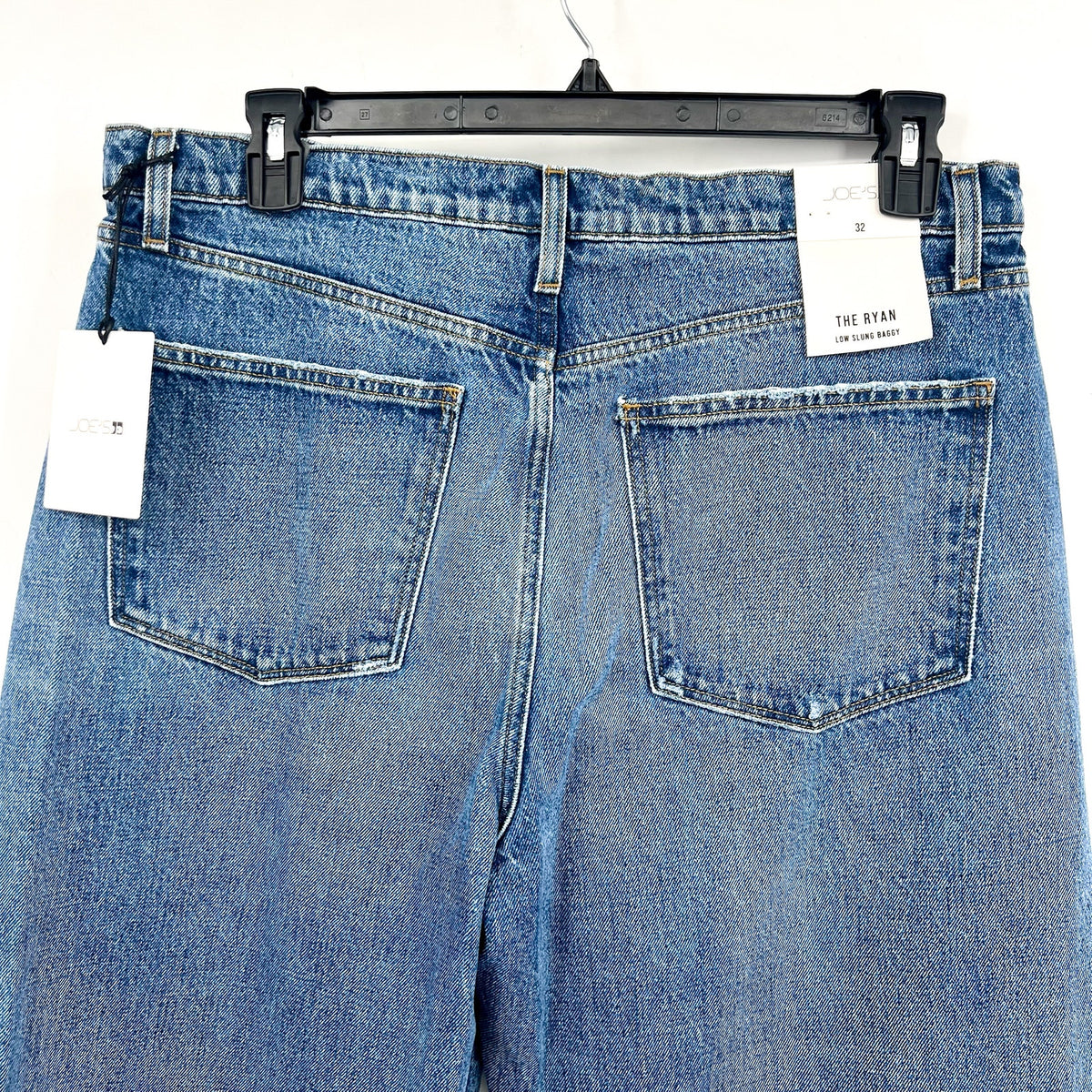 JOE'S JEANS Women's The Ryan Drawcord Jeans Size 32 Blue Impact Wide Leg NWT