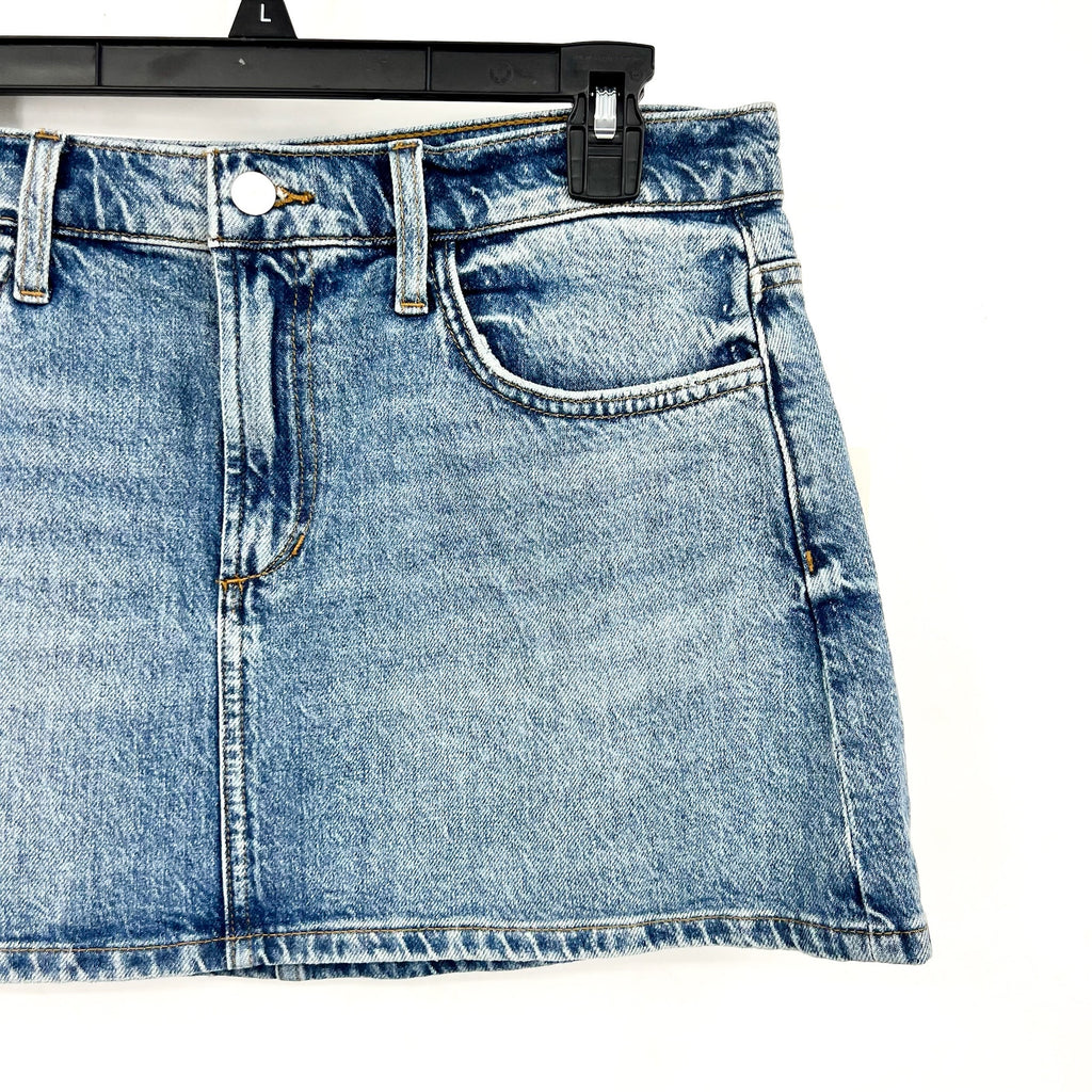 JOE'S JEAN Women's The Tessa Denim Mini Skirt Size 31 US 12 Blue Showdown NWT