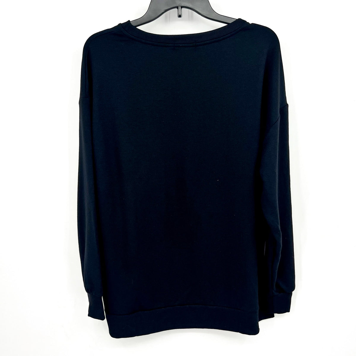 BEYOND YOGA Women's Off Duty Pullover Sweatshirt XS Black Crewneck NWT