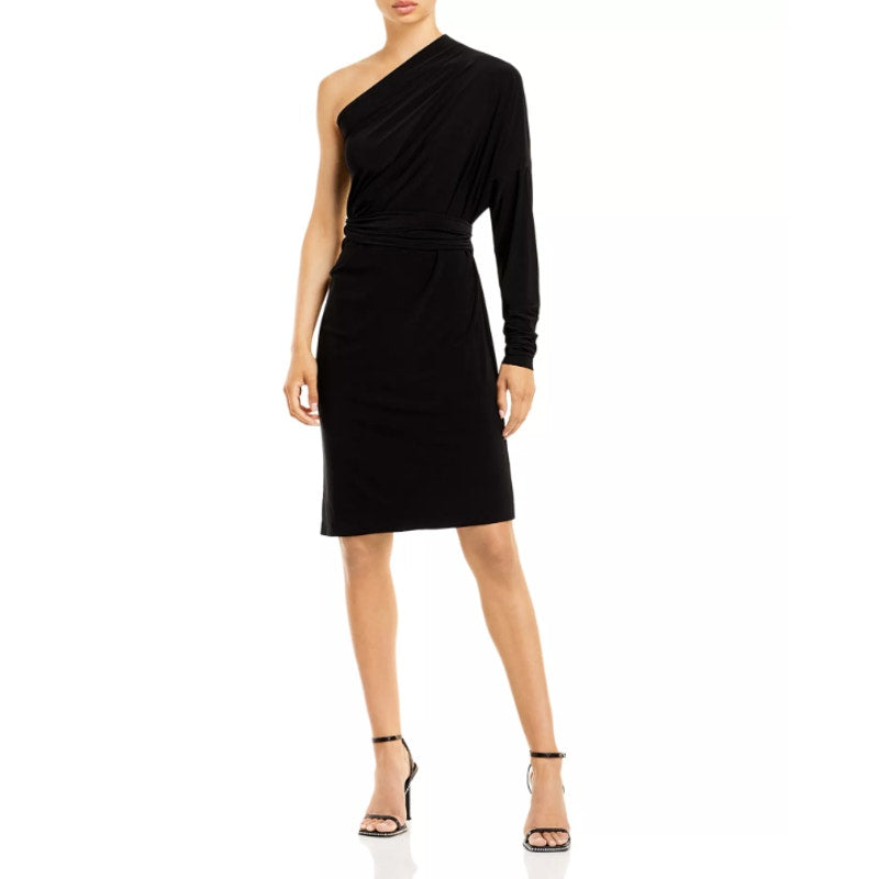 NORMA KAMALI Women's All in One Convertible Dress Small 36 Black Long Sleeve NWT