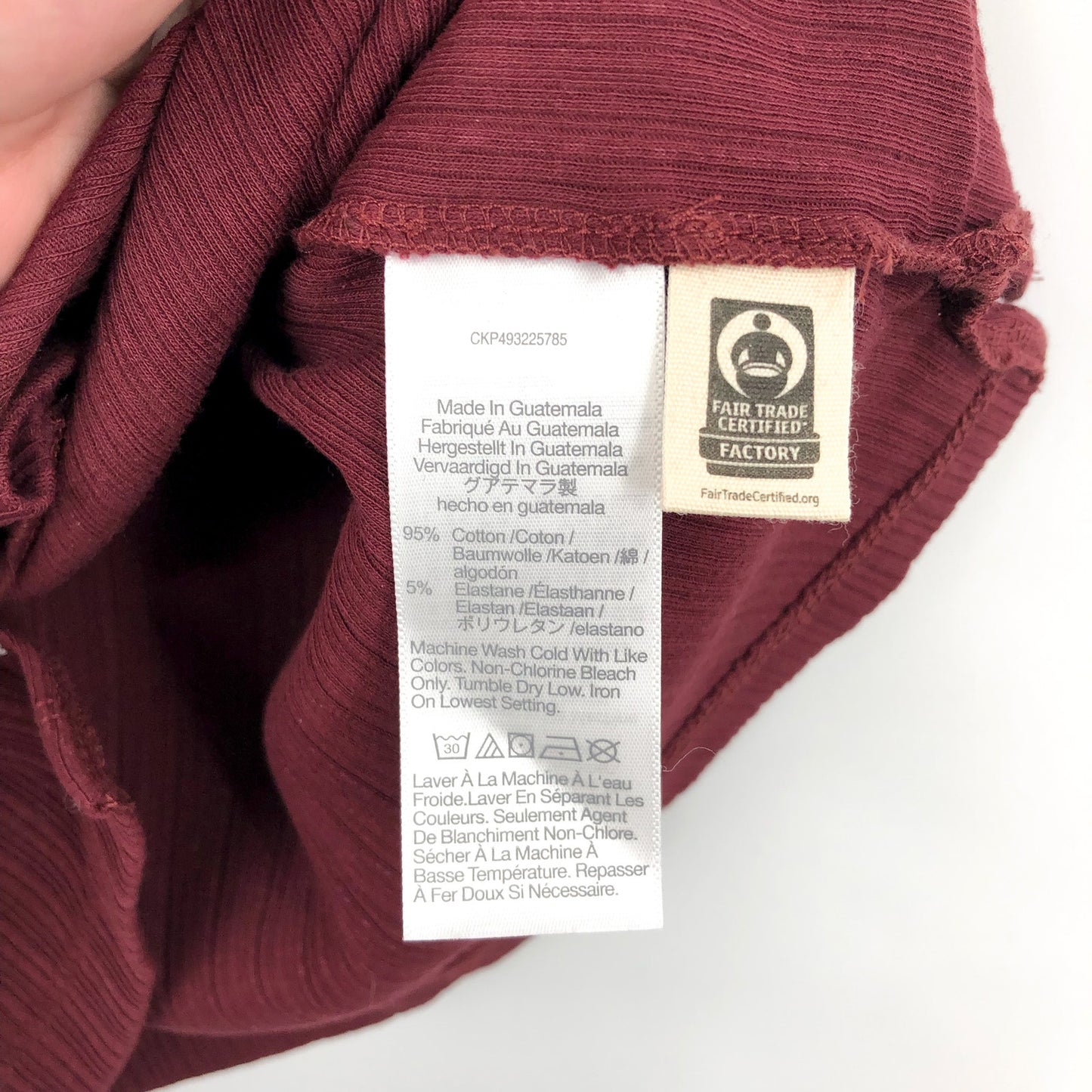 MADEWELL Womens Ribbed Mockneck Tank Top Medium Red Cabernet NT679 NWT