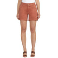 JAG JEANS Women's Fabric Dyed Chino Mid Rise Shorts Size 6 Orange Chutney NWT
