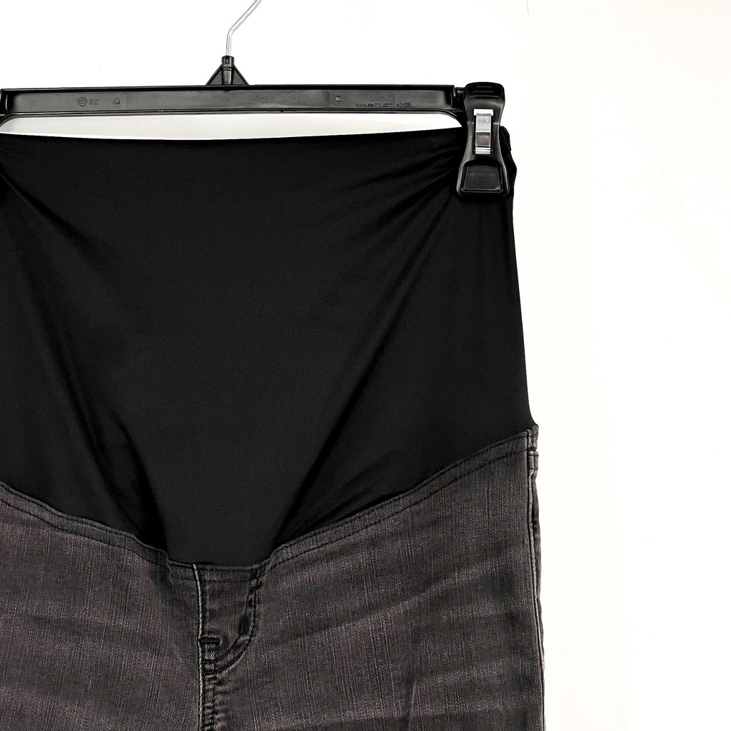 MADEWELL Maternity Over-the-Belly Skinny Jeans Size 25 Black Sea G7394 NWOT