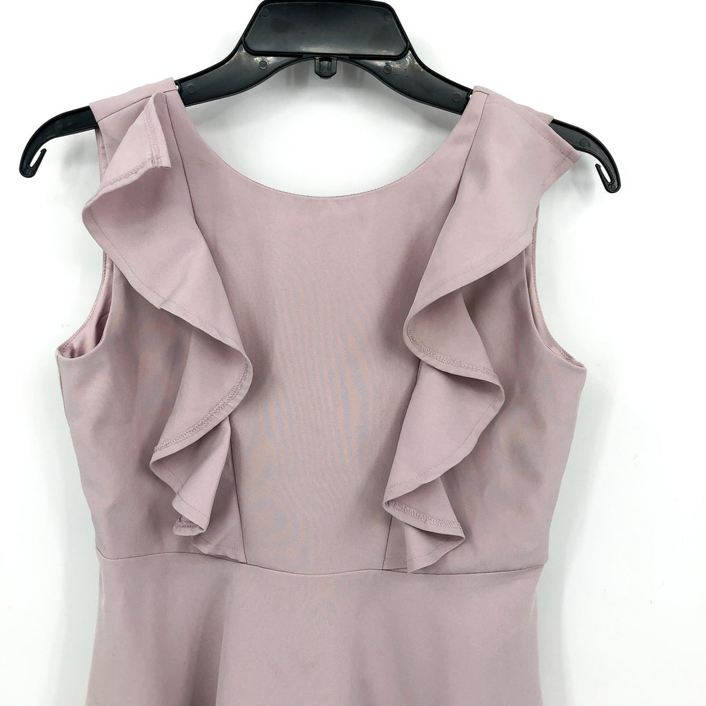 BARDOT JUNIOR Girl's Riley Ruffle Dress Size 16 Purple Gray Lilac Sleeveless NWT