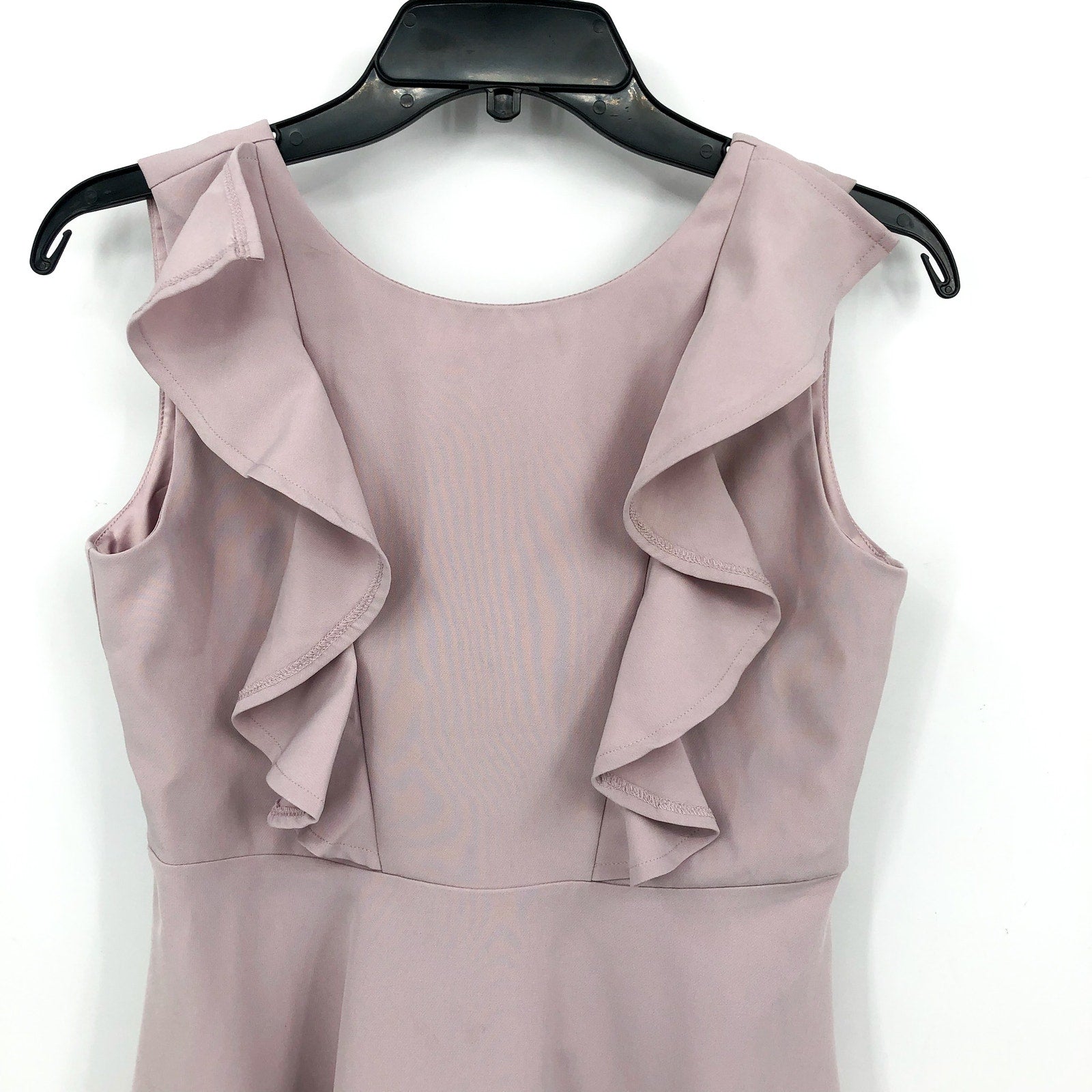BARDOT JUNIOR Girl's Riley Ruffle Dress Size 16 Purple Gray Lilac Sleeveless NWT