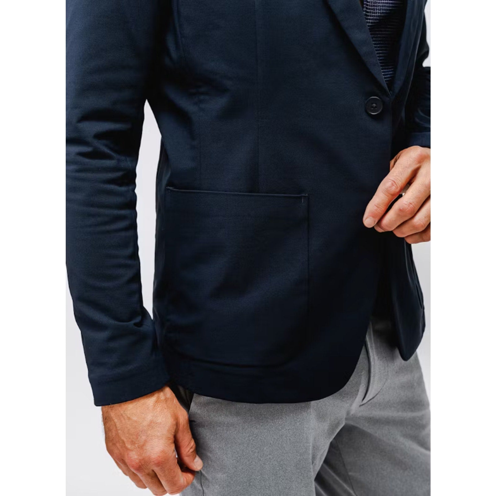 Ministry of Supply Mens Kinetic Blazer XS Navy Blue Two Button Jacket NWT