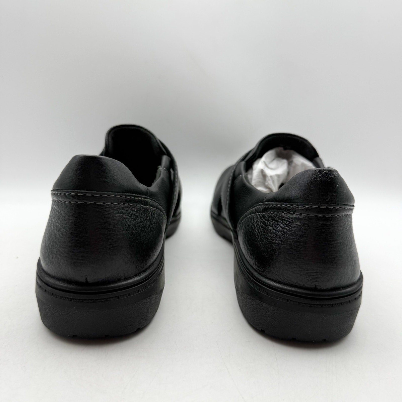 Clarks Womens Carleigh Jazz Shoes US 11 M EU 42.5 Black Leather NWOB