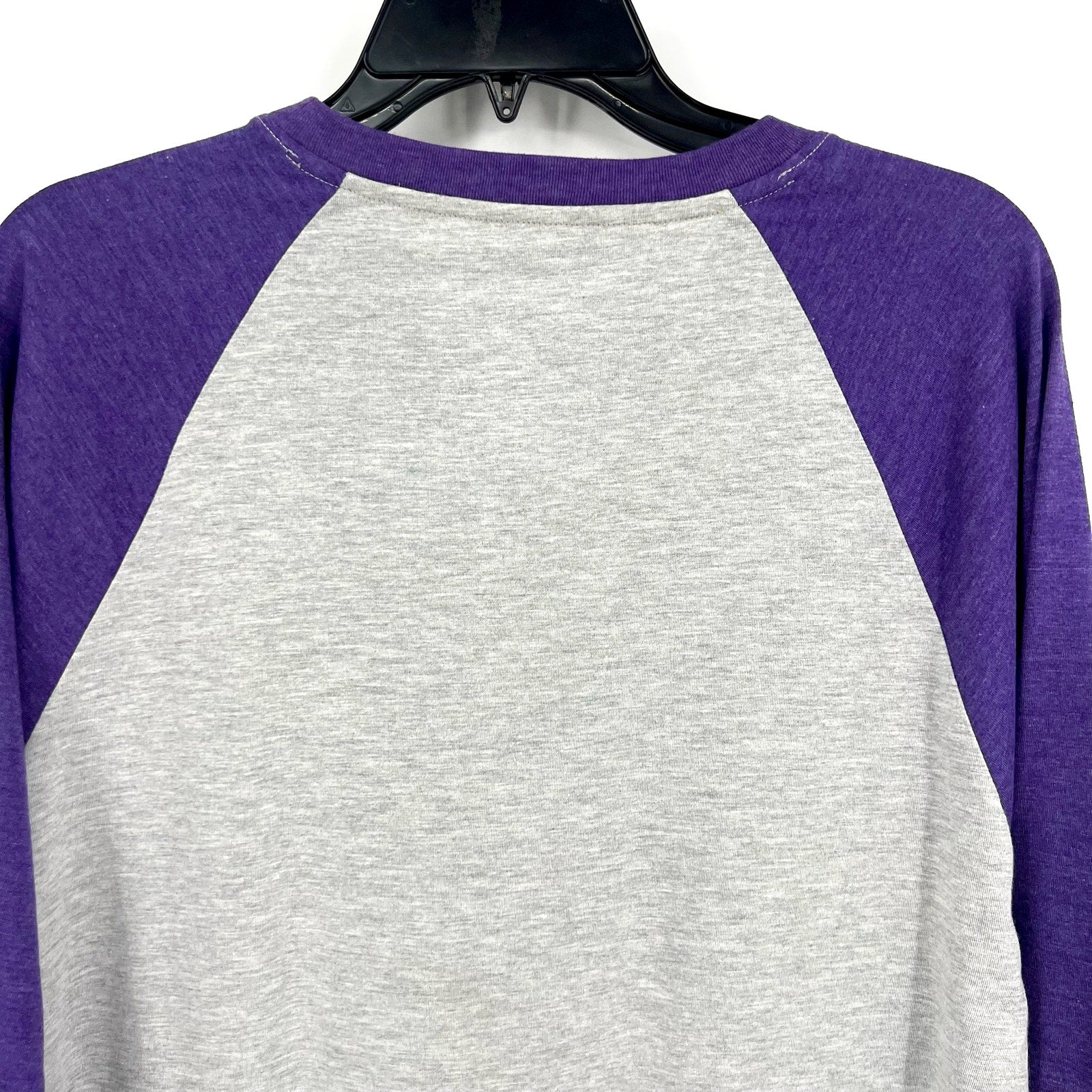 COLLOSEUM Mens East Carolina Pirates Baseball Tee Large Grey Purple NWT