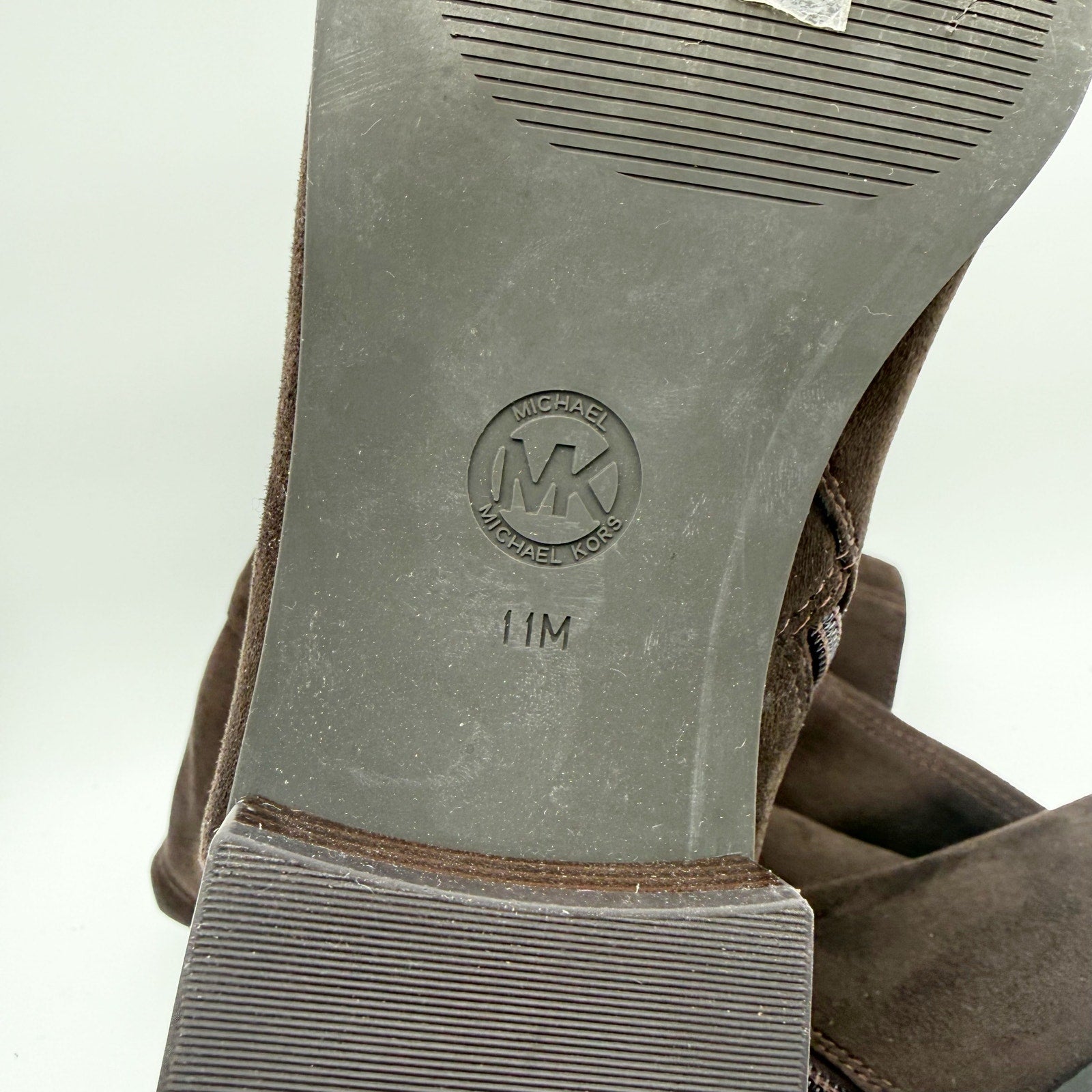 Michael Kors Womens Bromley Stretch Over-The-Knee Boot Size 11 Brown NWOB