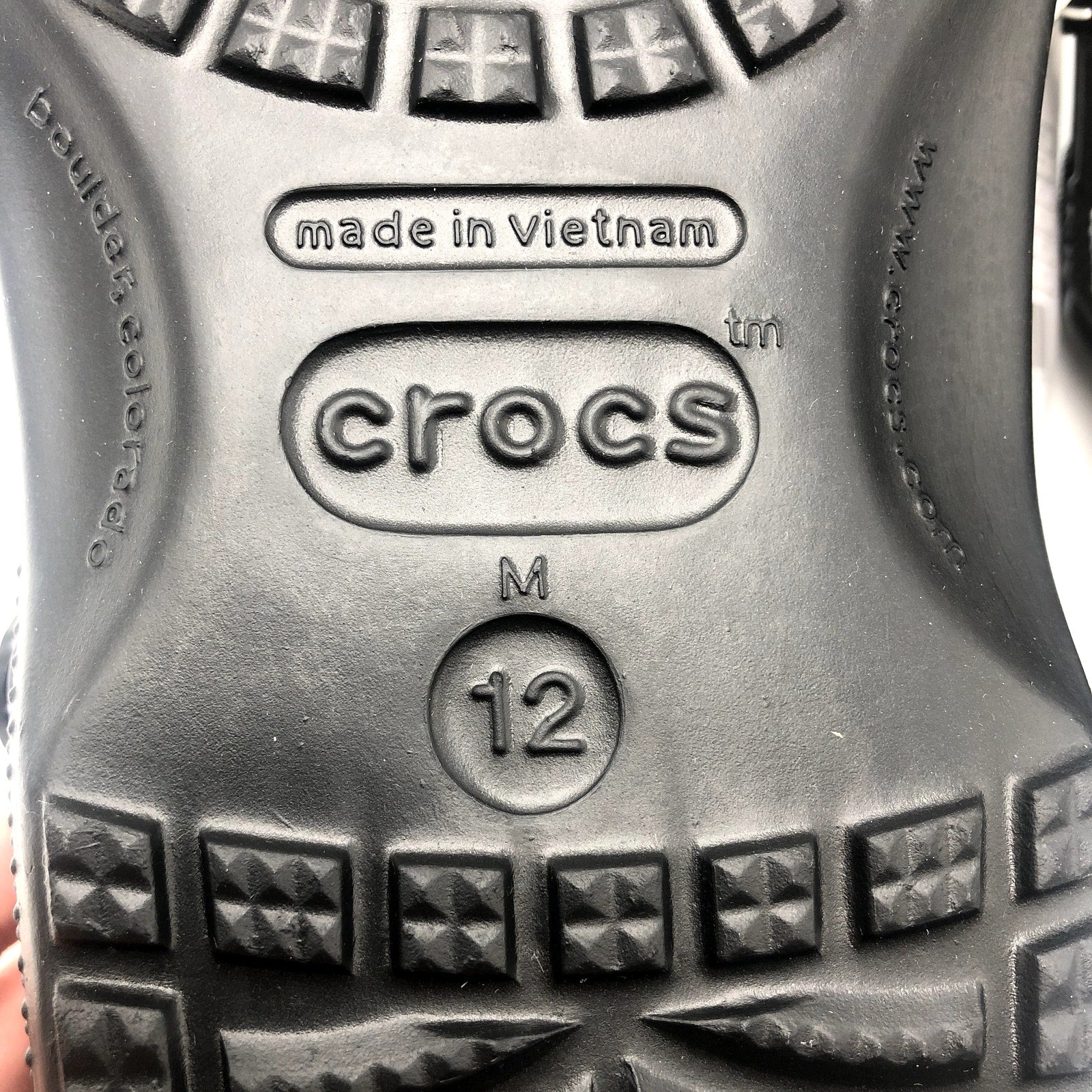 Crocs Clogs Mens 12 Jack Skellington Nightmare Before Christmas Black NWT
