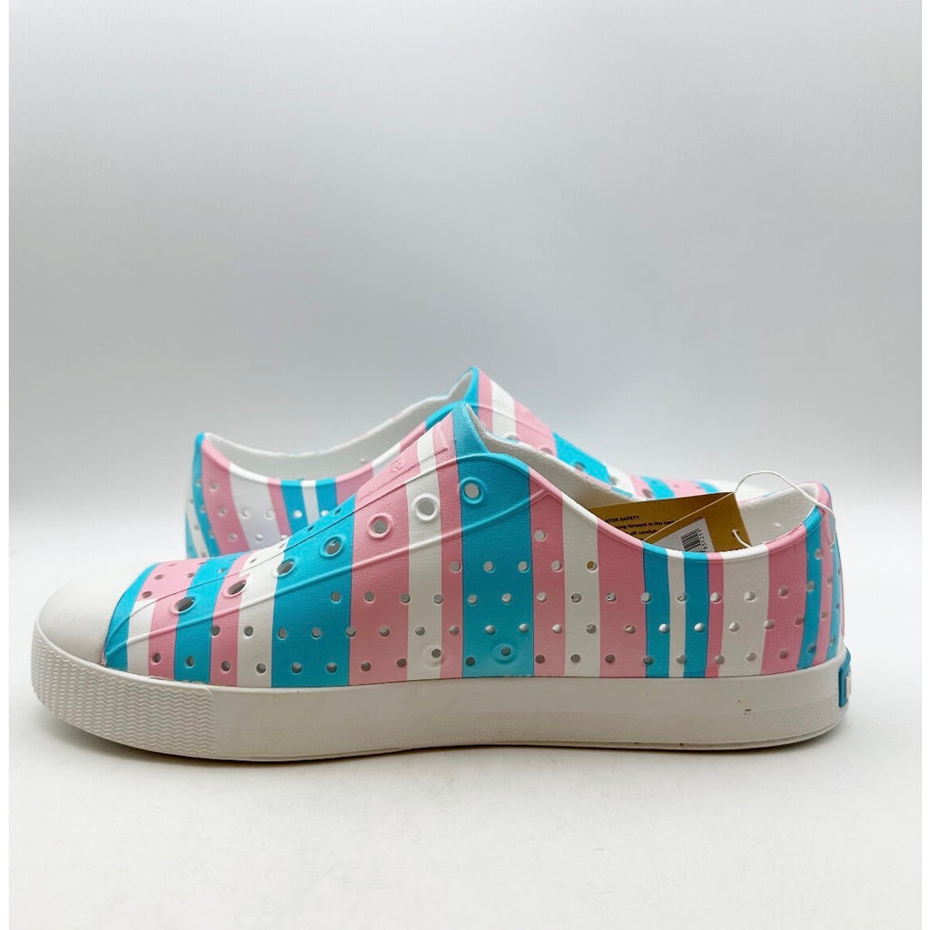 Native Mens Jefferson Slip On Shoes Size 10 White Multicolor EVA Waterproof NWOB