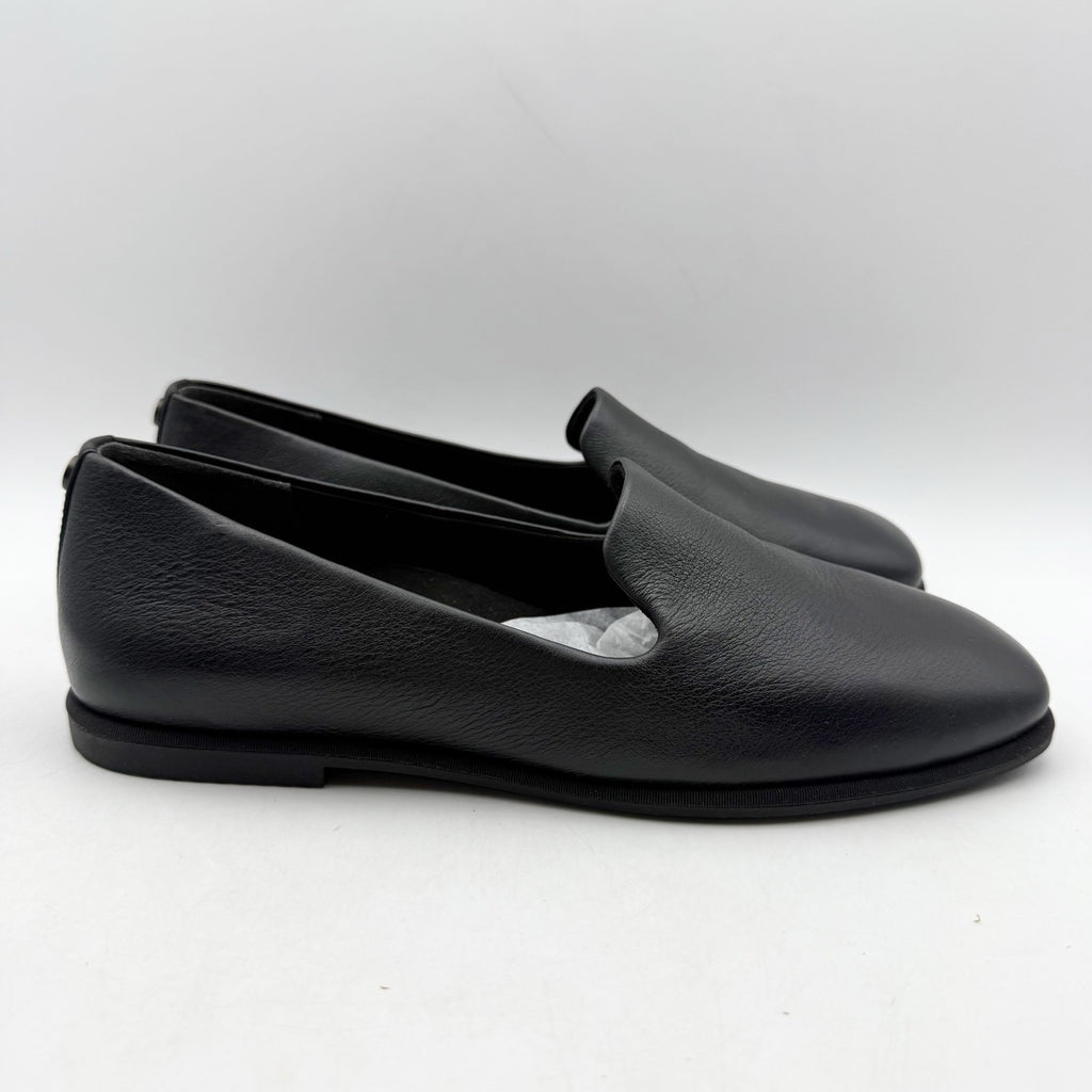 Vionic Womens Willa 2.0 Loafers US 8 Wide EU 38.5 Black Leather NWOB