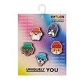 Crocs Jibbitz Dogs in Hats (5-pack) Shoe Charms