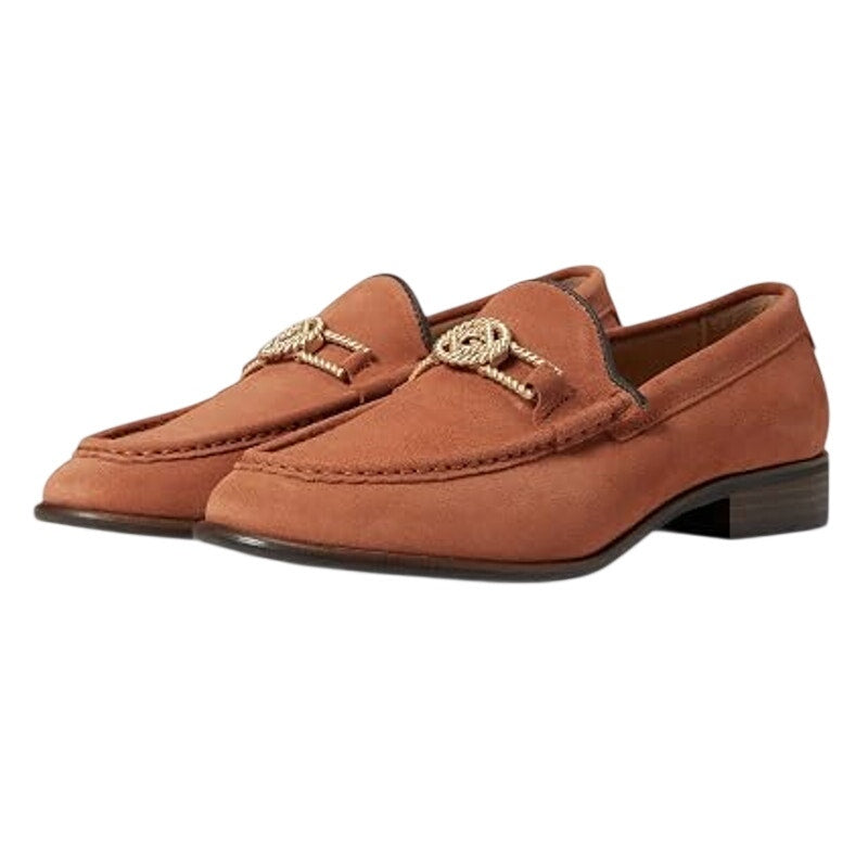 Gant Womens Kennedii Loafers EU 37 US 6 Golden Orange Brown Suede NWOB