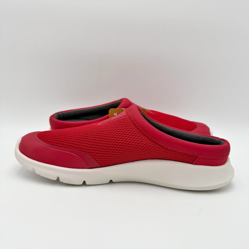 Spenco Womens Bliss Slip-on Shoes Size 8.5 Wide Red Casual Mules NIB