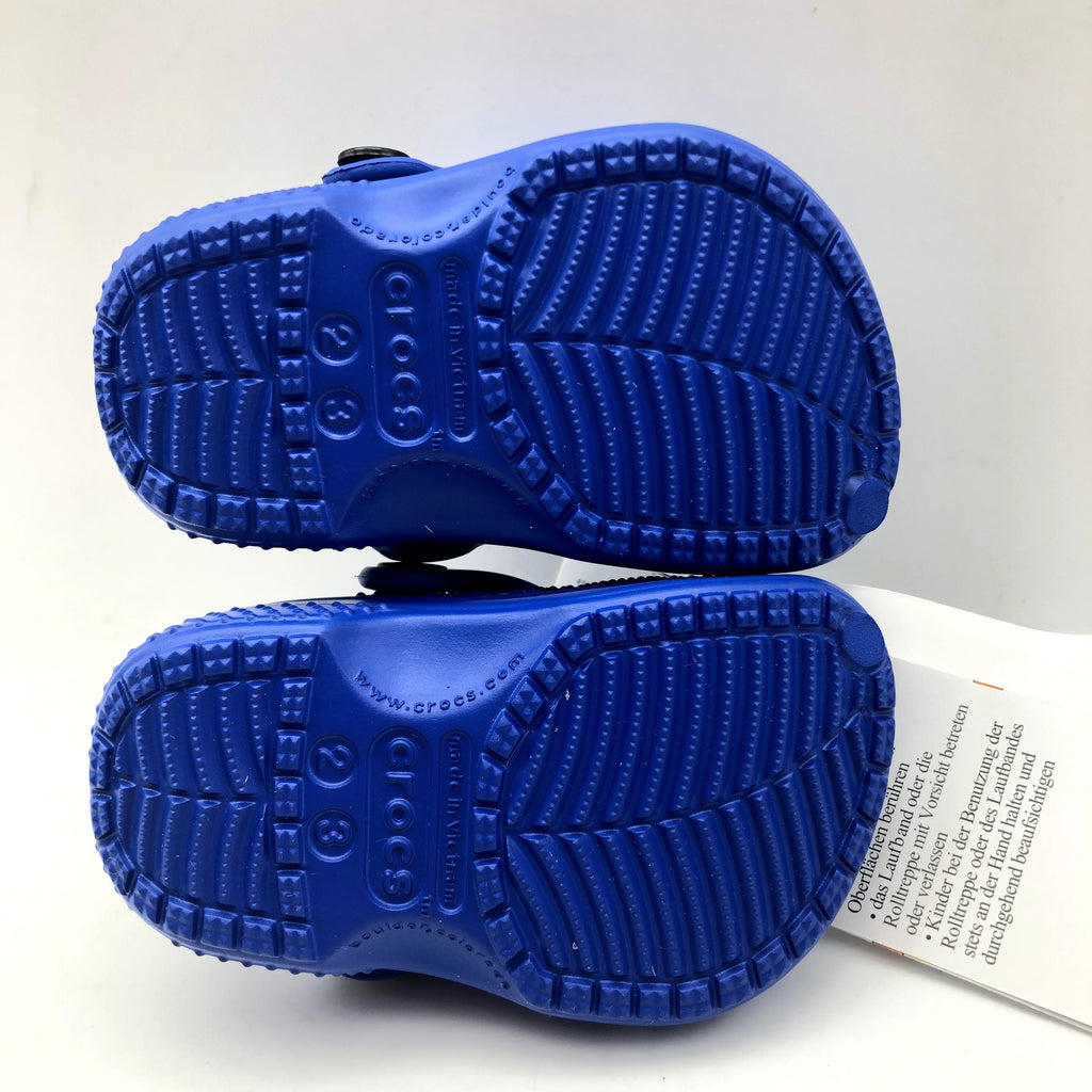 Crocs Boys Classic Littles Clogs C2 C3  Blue NIB