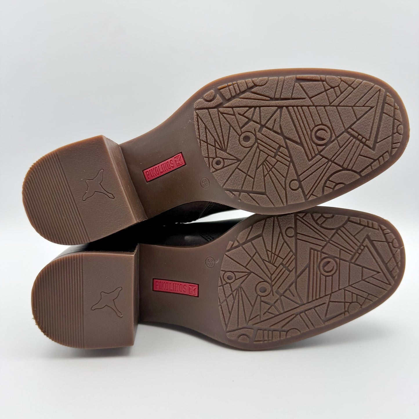 Pikolinos Womens Huesca W8X-8736 Boots EU 38 US 7.5-8 Calfskin Leather Brown