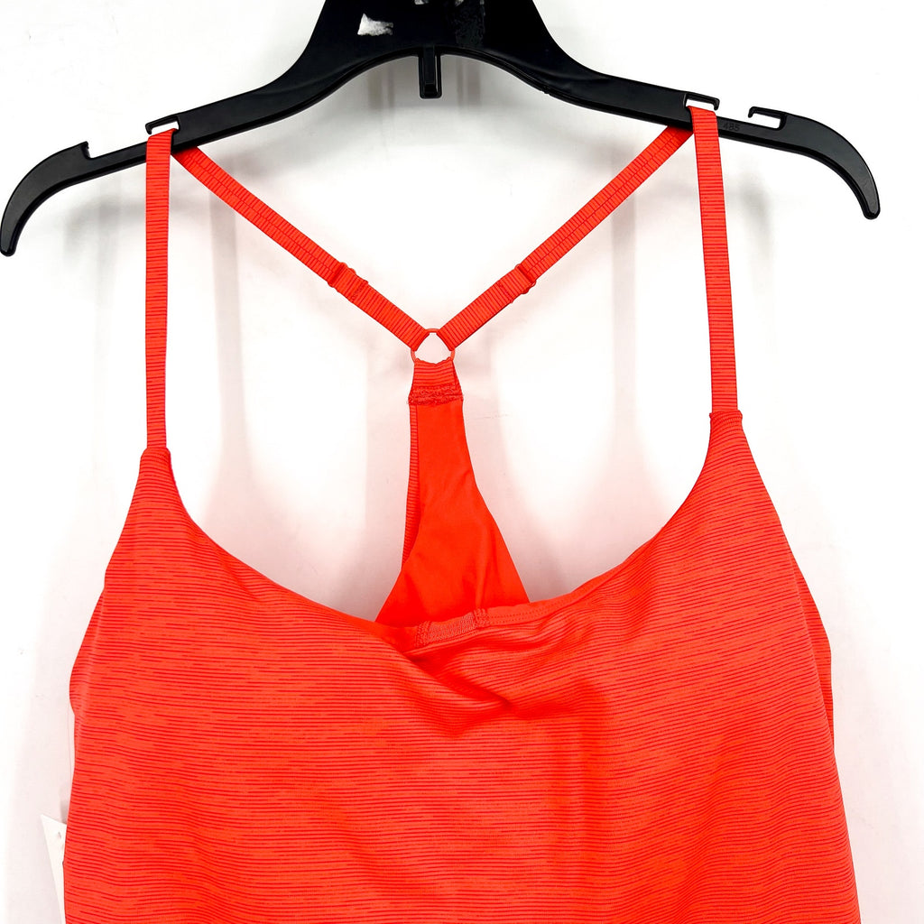 OUTDOOR VOICES women's TechSweat Move Free Tank Top XXL Orange Hot Coral NWT