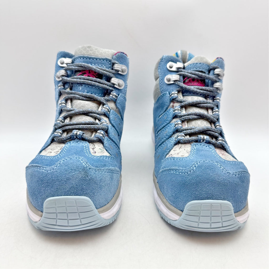 Moxie Trades Womens Trisha Work Boots US 5 EU 36 Blue Suede SR Composite Toe NIB