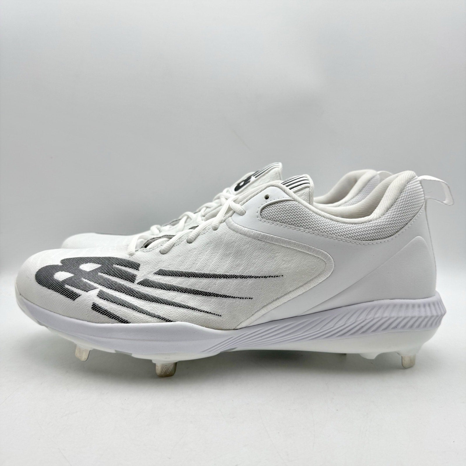 New Balance Mens Fuel Cell L4040v6 Low Metal Baseball Cleats US 13 D White NWOB