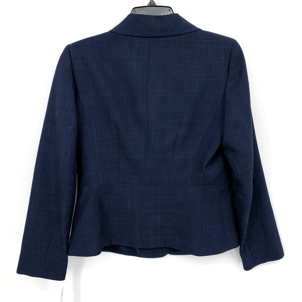 LE SUIT Women's Suit Jacket Size 6 Bright Navy Blue Single Button Blazer NWT