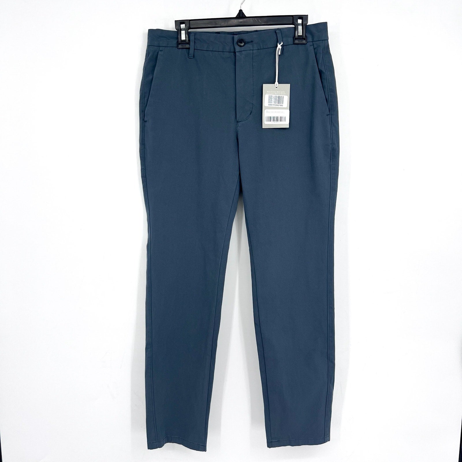 EVERLANE Men's Uniform Performance Chino 31x30 Blue Grey Slim Fit Pants NWT