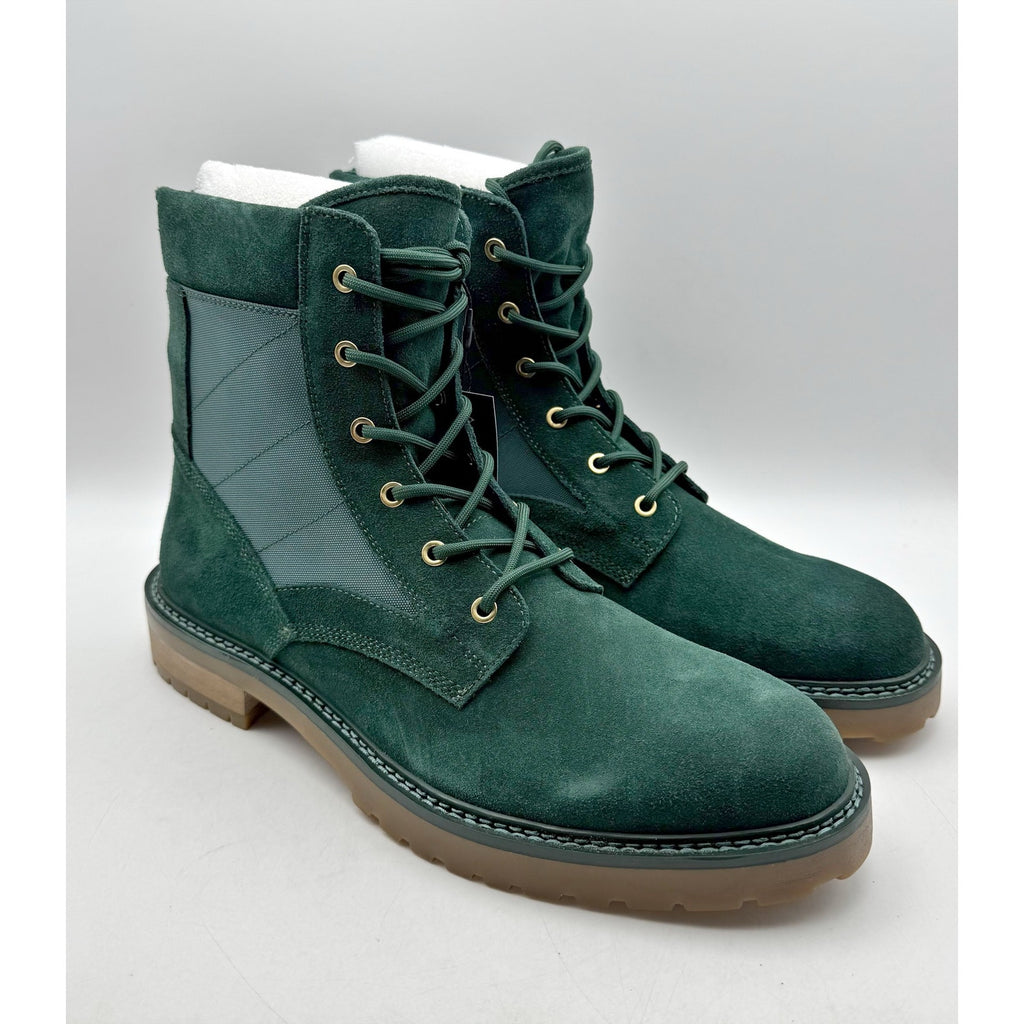 Saint Morta Mens Legion Ankle Boots US 12 Green Suede NIB