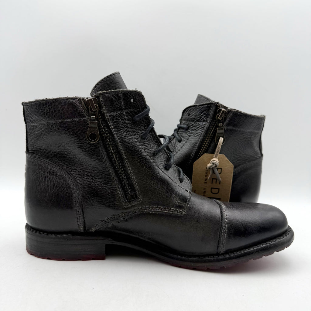 Bed Stu Womens Bonnie II Ankle Boots Size 8.5 EU 39 Black Leather NIB