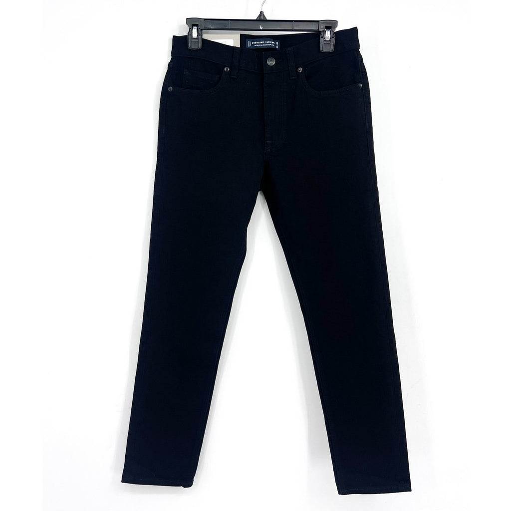 EVERLANE Men's Slim 4-Way Stretch Jeans 30x30 Black Uniform Organic Cotton NWT