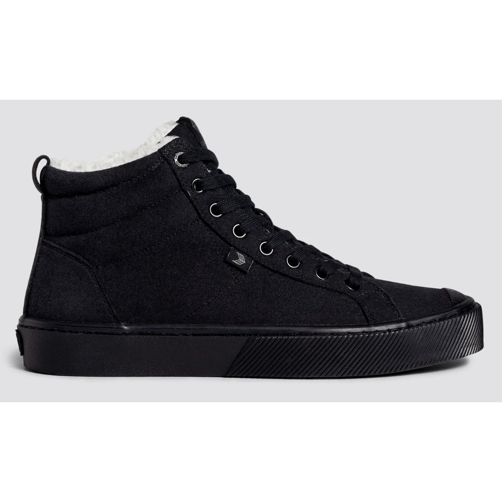 Cariuma OCA Therma High Sneaker Boots Mens 8.5 Womens 10 Black Suede NIB