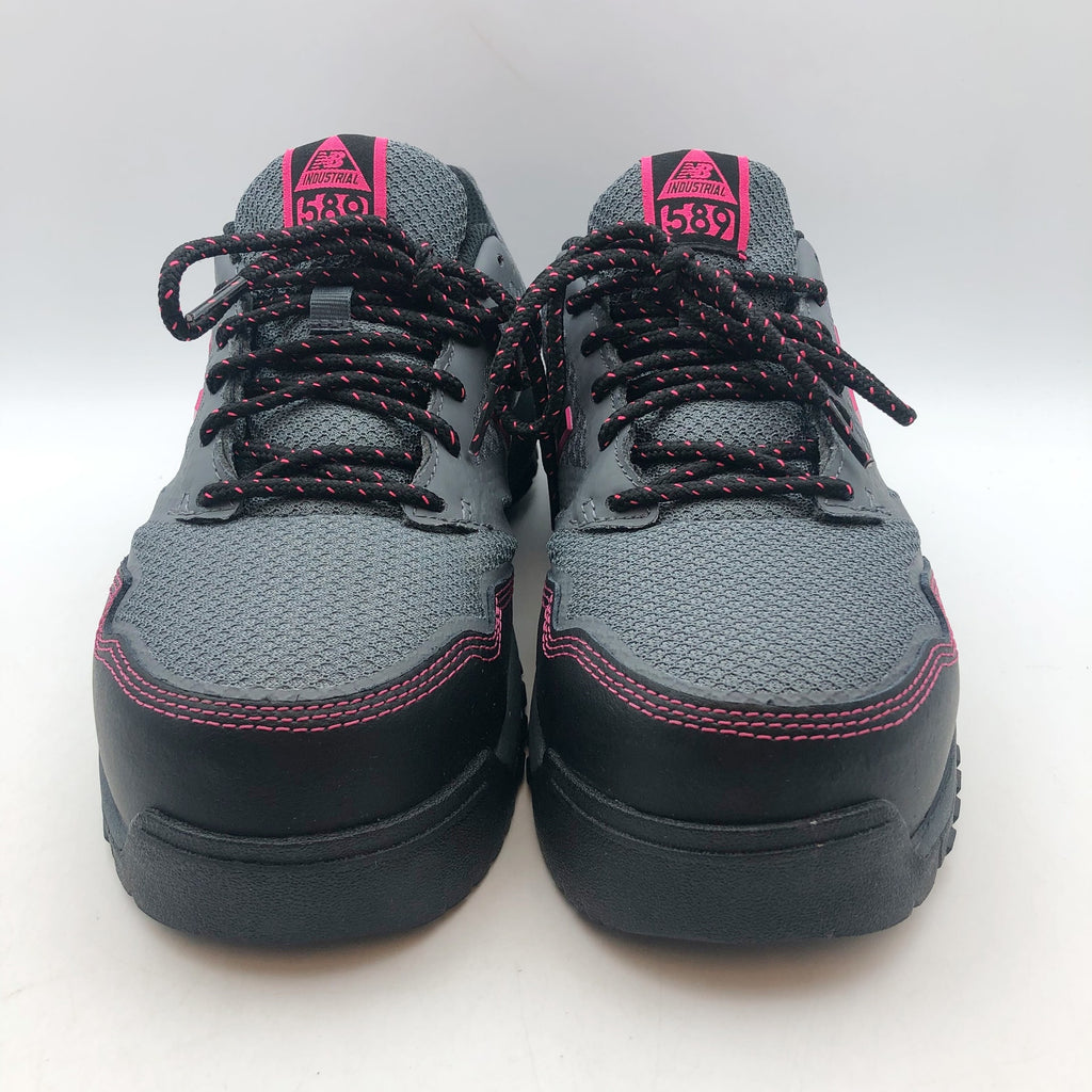 New Balance Women 589v1 Athletic Work Shoes 10 Wide Gray Pink Comp Toe EH SR NIB