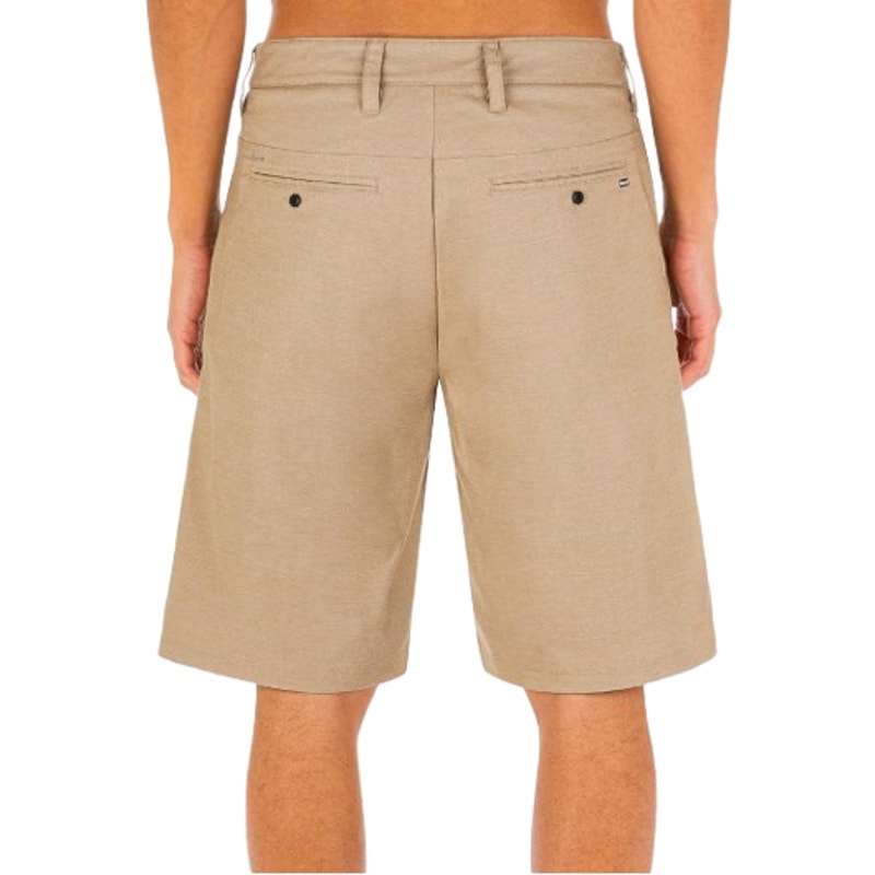 HURLEY Men's H2O-Dri Breathe 21" Walk Shorts Size 32 Light Khaki 9" Inseam NWT