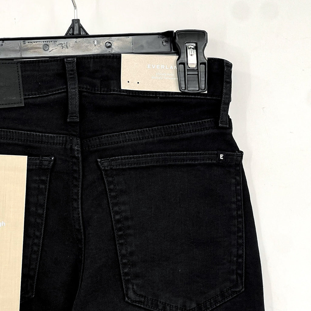 EVERLANE Women's The Way-High Curvy Skinny Jeans 25x28 US 0 Ash Black NWT