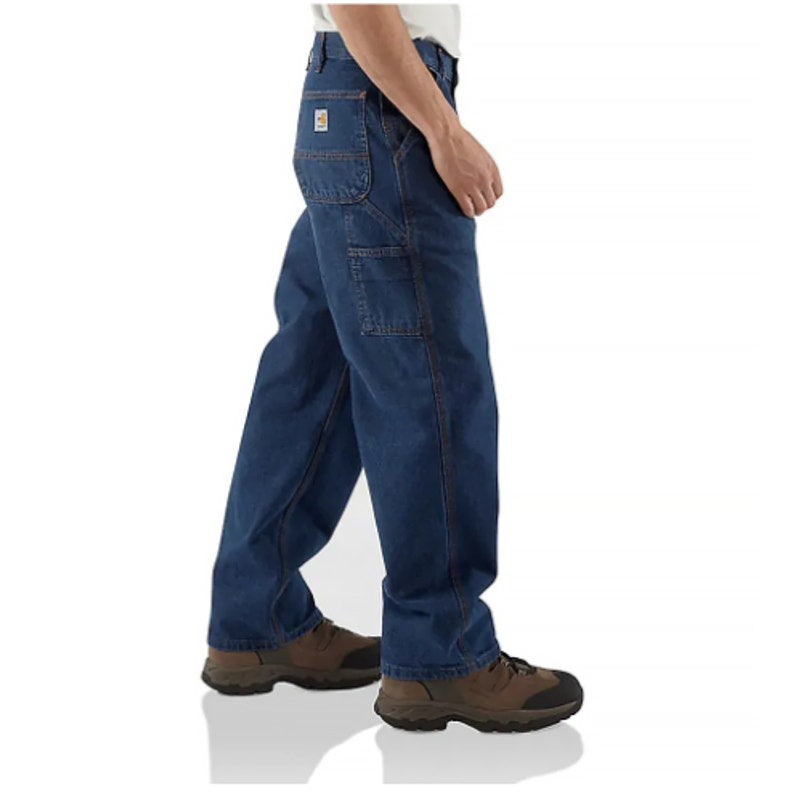 CARHARTT Flame-Resistant Signature Denim Dungarees 48x34 Blue Jeans FR13 NWOT