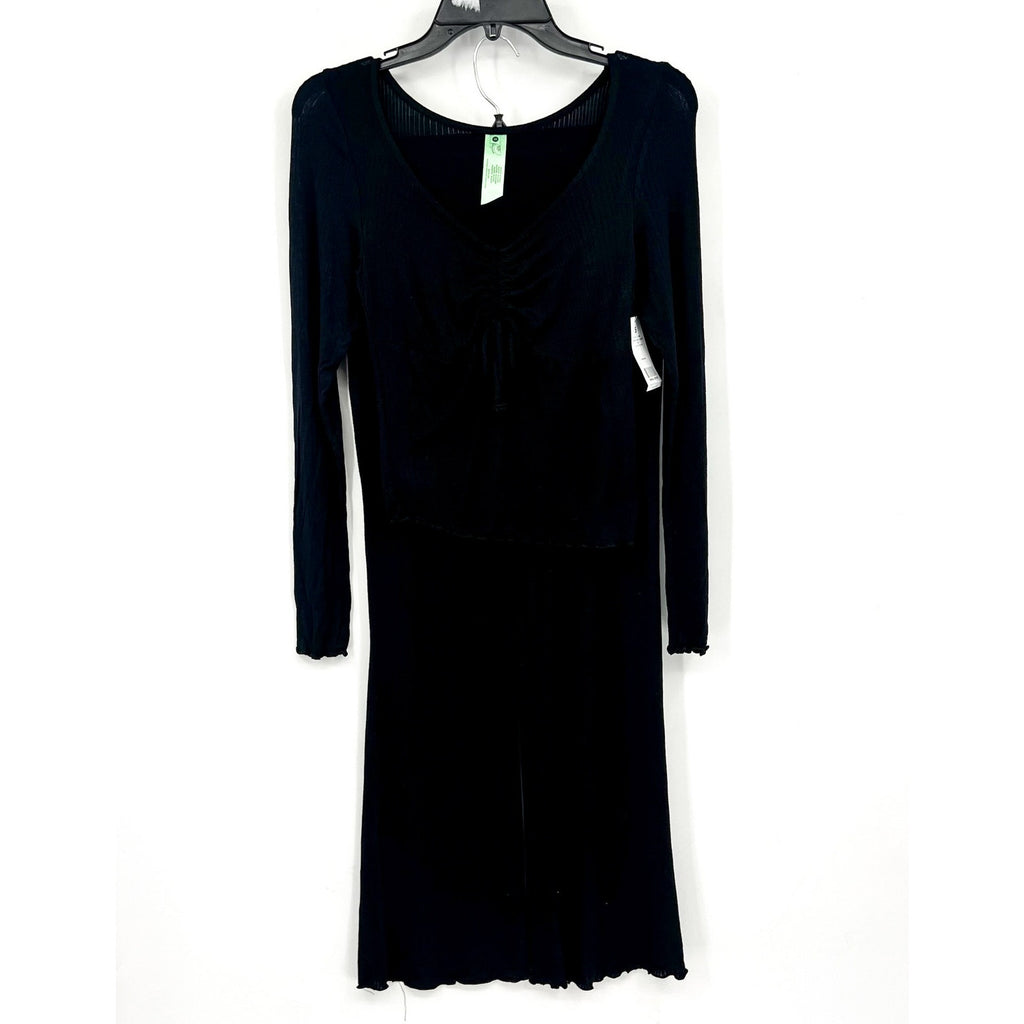 HONEYDEW Women's Dreamland Lounge Rib Pajamas Set Small Black NWT