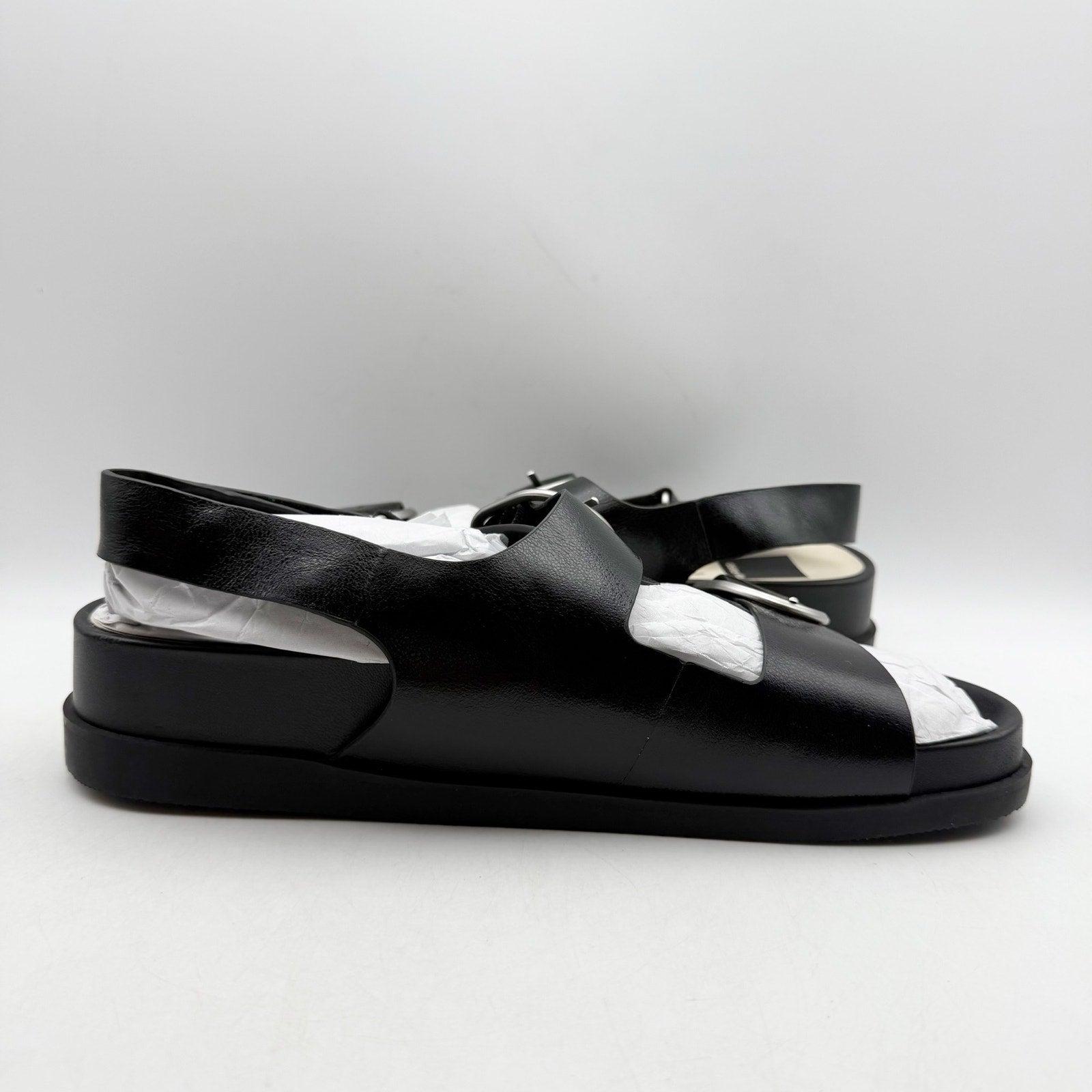 Dolce Vita Womens Starla Platform Sandals Size 10 Black Silver NWOB