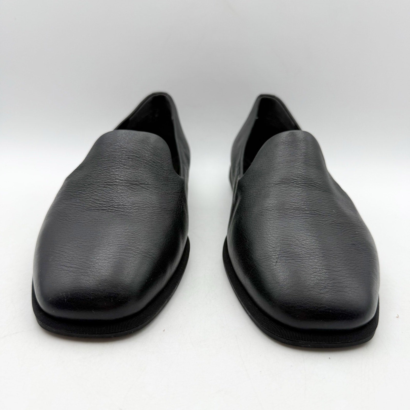 Vionic Womens Willa 2.0 Loafers US 8 Wide EU 38.5 Black Leather NWOB