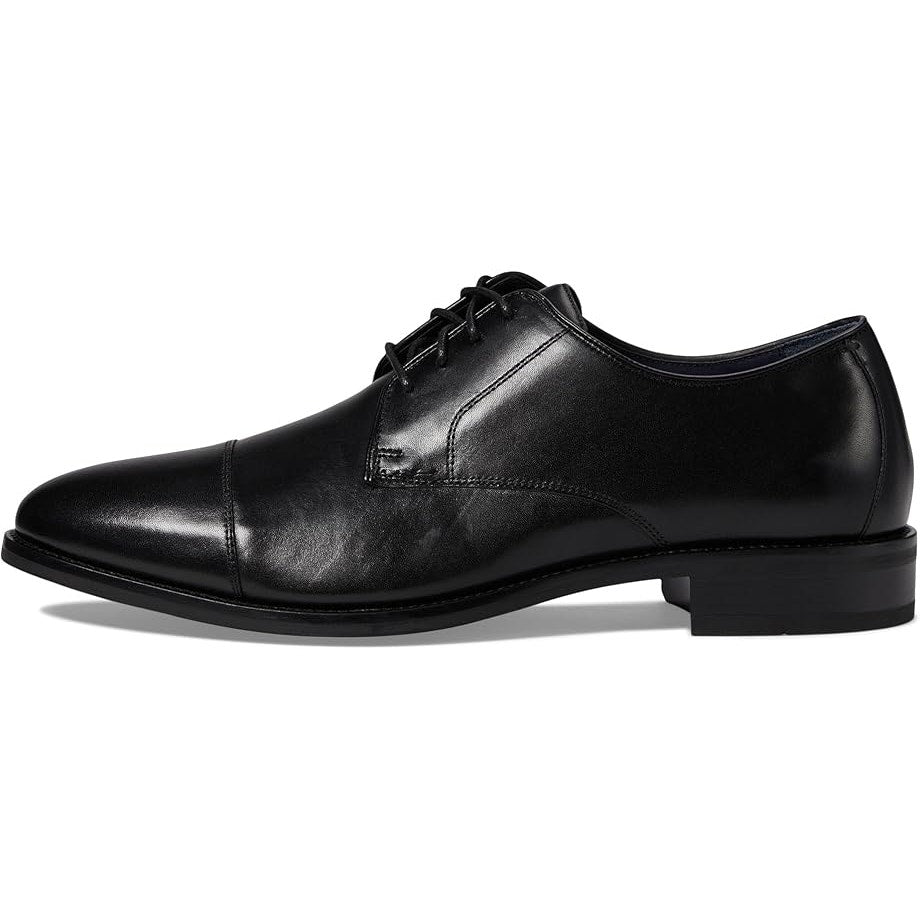 Cole Haan Mens Lenox Hill Cap Oxford Shoes US 11.5 Wide Black Leather NIB