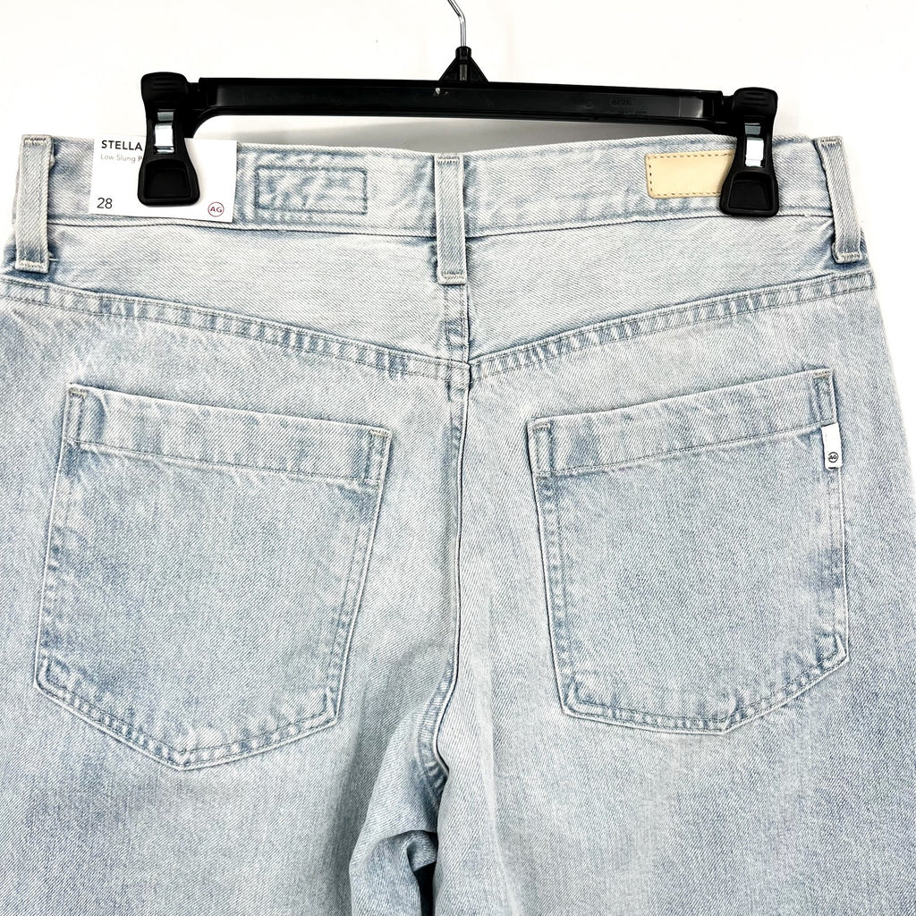 AG ADRIANO GOLDSCHMIED Stella Palazzo Wide Leg Jeans Size 28 Idol Light Wash NWT