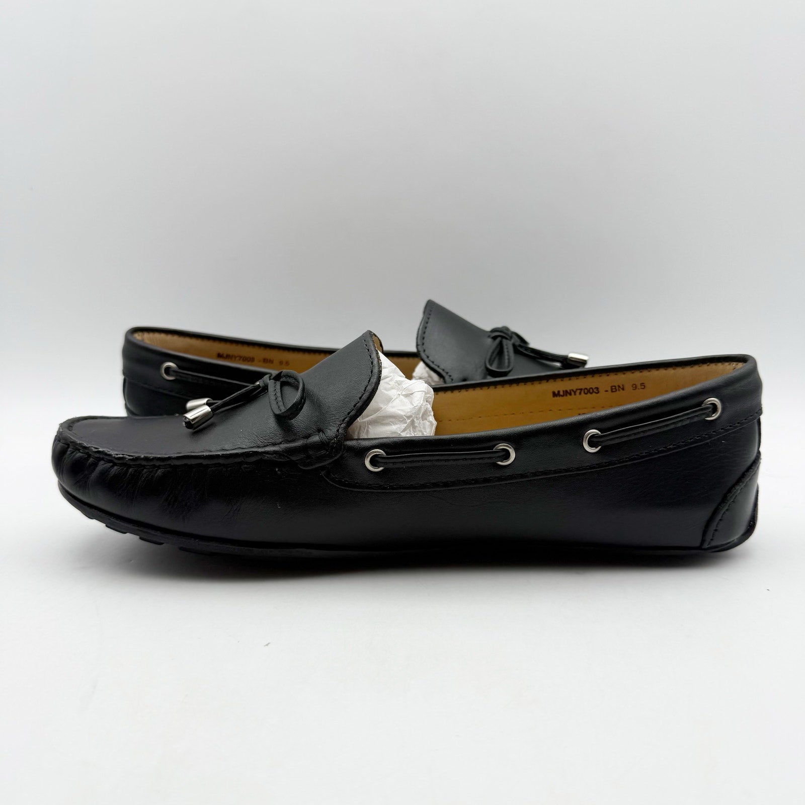 Marc Joseph New York Womens Riverview Loafers US 9.5 M Black Leather NIB