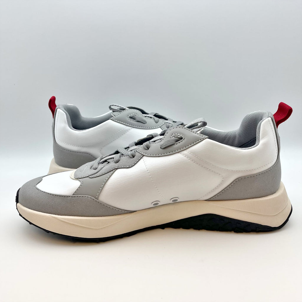 HUGO Mens Kane Runner Casual Sneakers Size 11 EU 44 White Hugo Boss NIB
